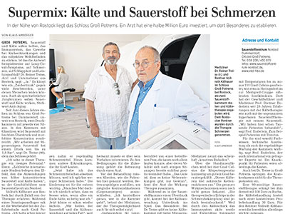 Bericht in der Ostseezeitung